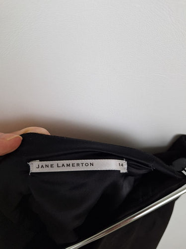 Second-Hand - Jane Lamerton Faux Suede Panelled Mini Skirt Size 14 - SwapUp