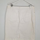 Second-Hand - Trenery Classic White A Line Skirt Size 14 - SwapUp