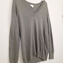 Second-Hand - Witchery Grey Sequin Embellished Knitted Jumper Size S - SwapUp