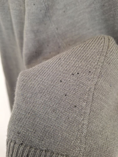 Second-Hand - Witchery Grey Sequin Embellished Knitted Jumper Size S - SwapUp