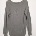 Second-Hand - Witchery Grey Sequin Embellished Knitted Jumper Size S - SwapUp