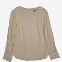 Second-Hand - Citizen's Mark Essential Cream Semi Sheer Long Sleeve Top Size XS - SwapUp