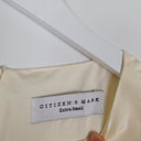 Second-Hand - Citizen's Mark Essential Cream Semi Sheer Long Sleeve Top Size XS - SwapUp