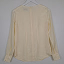 Second-Hand - Citizen's Mark Essential Cream Semi Sheer Long Sleeve Top Size XS - SwapUp