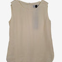 Second-Hand - Citizen's Mark Sleek Cream Everyday Sleeveless Top Size XS - SwapUp