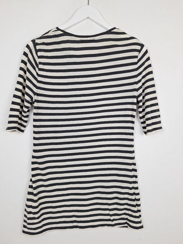 Second-Hand - Witchery Classic Striped Comfy Top Size S - SwapUp