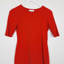 Second-Hand - Witchery Essential Crimson Slim Fit Top Size XS - SwapUp