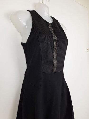 Second-Hand - Witchery Swanky Chain Front A Line Mini Dress Size 8 - SwapUp
