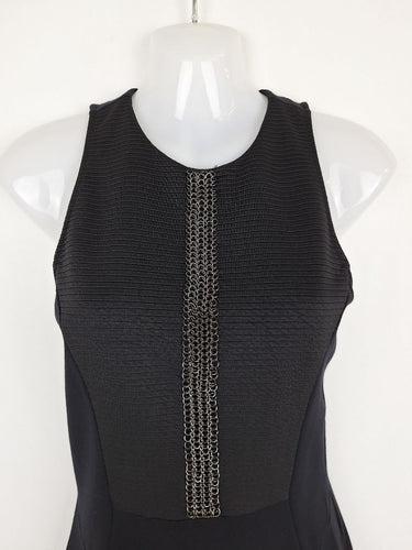 Second-Hand - Witchery Swanky Chain Front A Line Mini Dress Size 8 - SwapUp