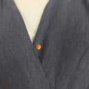 Second-Hand - Gorman Classic Dark Blue Linen Jumpsuit Size 6 - SwapUp