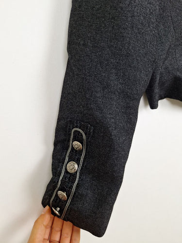 Second-Hand - vallen Military Style Cropped Jacket Size 10 - SwapUp