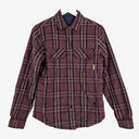Second-Hand - Kathmandu Reversible Purple Plaid Jacket Size 6 - SwapUp