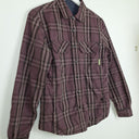Second-Hand - Kathmandu Reversible Purple Plaid Jacket Size 6 - SwapUp