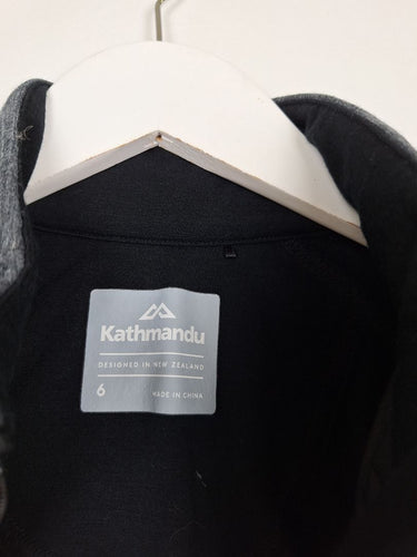 Second-Hand - Kathmandu Merino Blend Zip Up Jacket Size 6 - SwapUp
