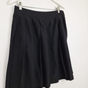 Second-Hand - Veronika Maine Textured Wave Pleat Midi Skirt Size 10 - SwapUp