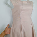 Second-Hand - Veronika Maine Soft Pink Panelled Midi Dress Size 10 - SwapUp