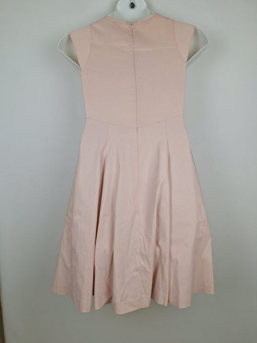 Second-Hand - Veronika Maine Soft Pink Panelled Midi Dress Size 10 - SwapUp