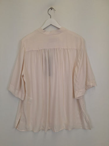 Second-Hand - Ginger & Smart Shell Cursive Silk Blouse Size 16 - SwapUp