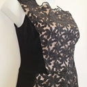 Second-Hand - Sacha Drake Embroidered Floral Scallop Edge Dress Size 14 - SwapUp