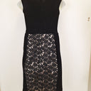 Second-Hand - Sacha Drake Embroidered Floral Scallop Edge Dress Size 14 - SwapUp