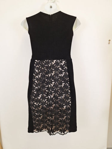 Second-Hand - Sacha Drake Embroidered Floral Scallop Edge Dress Size 14 - SwapUp