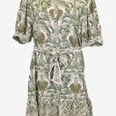 Second-Hand - Once Was Eutopia Palm Button Front Dress Size 16 - SwapUp
