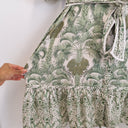 Second-Hand - Once Was Eutopia Palm Button Front Dress Size 16 - SwapUp