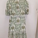 Second-Hand - Once Was Eutopia Palm Button Front Dress Size 16 - SwapUp