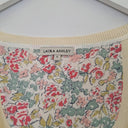 Second-Hand - Laura Ashley Sweet Cream Bubble Knit Cardigan Size S - SwapUp