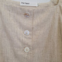 Second-Hand - The Fated Minimal Linen Blend Top Size 10 - SwapUp