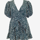 Second-Hand - Tussah Emerald Dot Flounce Dress Size 12 - SwapUp