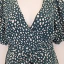 Second-Hand - Tussah Emerald Dot Flounce Dress Size 12 - SwapUp