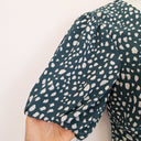 Second-Hand - Tussah Emerald Dot Flounce Dress Size 12 - SwapUp