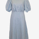 Second-Hand - Aere Elowen Linen Puff Sleeve Dress Size 12 - SwapUp