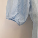Second-Hand - Aere Elowen Linen Puff Sleeve Dress Size 12 - SwapUp