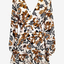 Second-Hand - The Fated Earthy Floral Midi Dress Size 10 - SwapUp