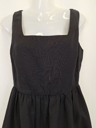 Second-Hand - Princess Highway Staple Linen Midi Dress Size 10 - SwapUp