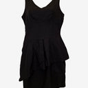 Second-Hand - Morrison Classic Black Linen Dress Size S - SwapUp