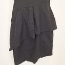 Second-Hand - Morrison Classic Black Linen Dress Size S - SwapUp