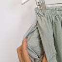 Second-Hand - Silk Laundry Silk Snake Print Shorts Size M - SwapUp