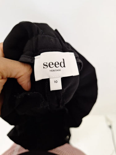 Second-Hand - Seed Tapered Waist Tie Pants Size 10 - SwapUp