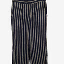 Second-Hand - Morrison Relaxed Navy Striped Linen Pants Size 12 - SwapUp