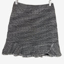 Second-Hand - Review Tweed Ruffle Edge Mini Skirt Size 8 - SwapUp