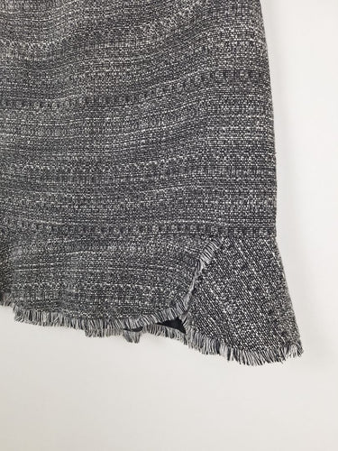 Second-Hand - Review Tweed Ruffle Edge Mini Skirt Size 8 - SwapUp