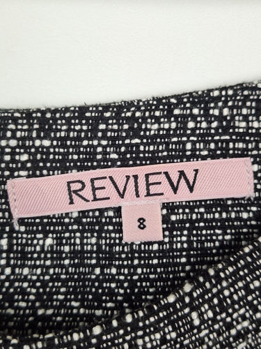 Second-Hand - Review Tweed Ruffle Edge Mini Skirt Size 8 - SwapUp