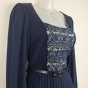 Second-Hand - Review Classic Lace Bodice Pleated Dress Size 8 - SwapUp