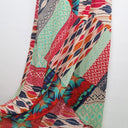 Second-Hand - Piper Colourful Patterned Vacation Satin Dress Size 8 - SwapUp