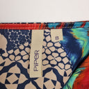 Second-Hand - Piper Colourful Patterned Vacation Satin Dress Size 8 - SwapUp