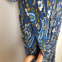 Second-Hand - Piper Blue Yellow Paisley Maxi Dress Size 8 - SwapUp