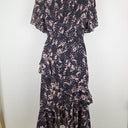 Second-Hand - Tussah Raindrop Spot Midi Dress Size 8 - SwapUp